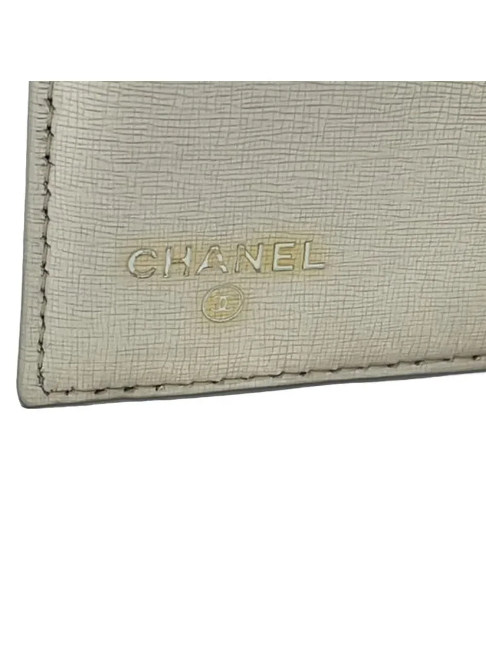 Chanel Wallet Gold CC Logo Leather
